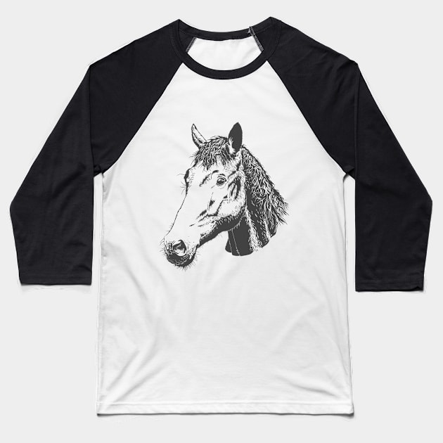 Horse Lovers Baseball T-Shirt by CreativeDesignStore